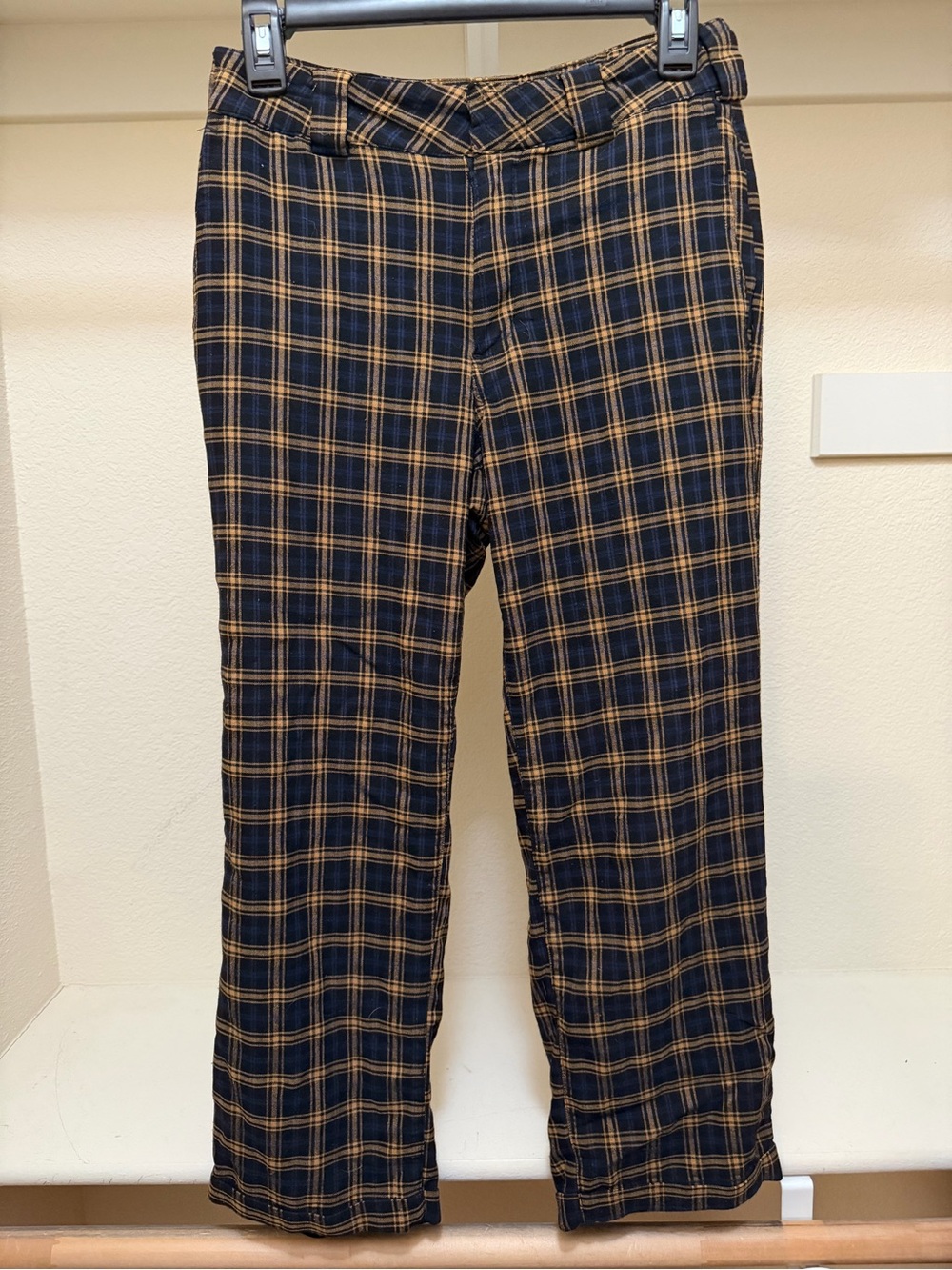 Dickies Plaid Straight-Leg Chinos